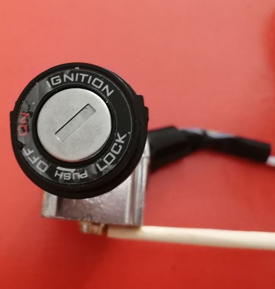 Battery key lock off